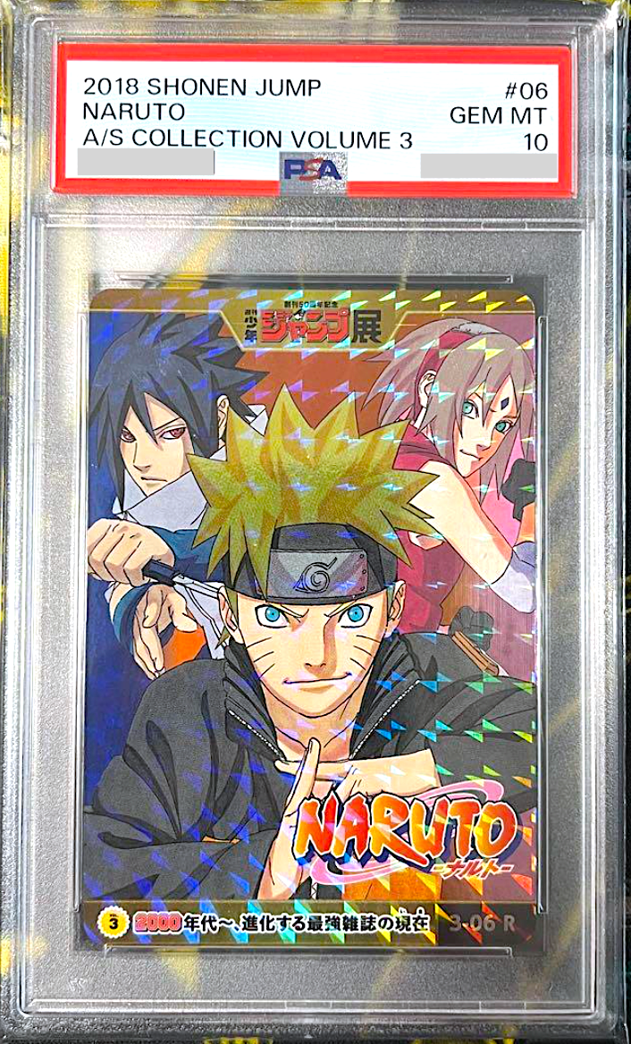 PSA 10 Shonen Jump 50th Anniversary Naruto All Star Collection