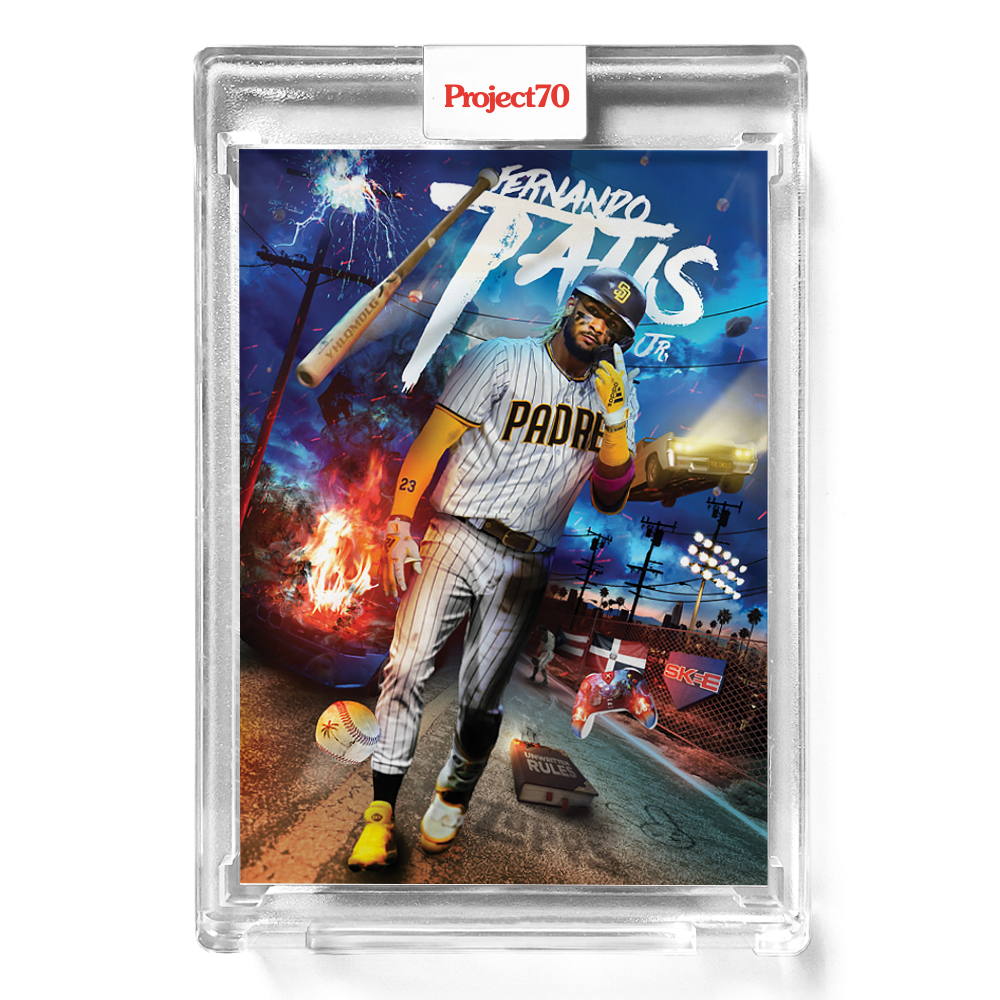 2021 TOPPS PROJECT 70 #283 FERNANDO TATIS JR DJ SKEE BAD BUNNY SAN