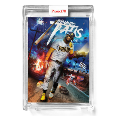 2021 TOPPS PROJECT 70 #283 FERNANDO TATIS JR DJ SKEE BAD BUNNY SAN