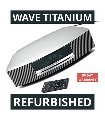Bose Wave Music System CD Player AM/FM Radio (Titanium Silver