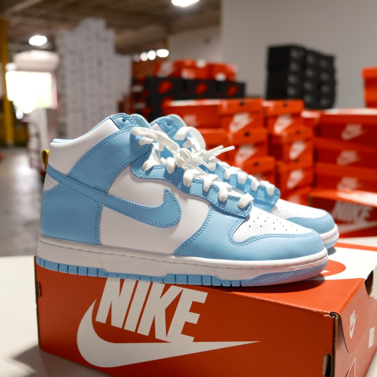 Nike Dunk High Blue Chill DD1399-401 Men's | eBay