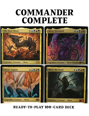 Sliver ULTIMATE Tribal FOUR LEGENDARY Sliver Magic MTG Custom