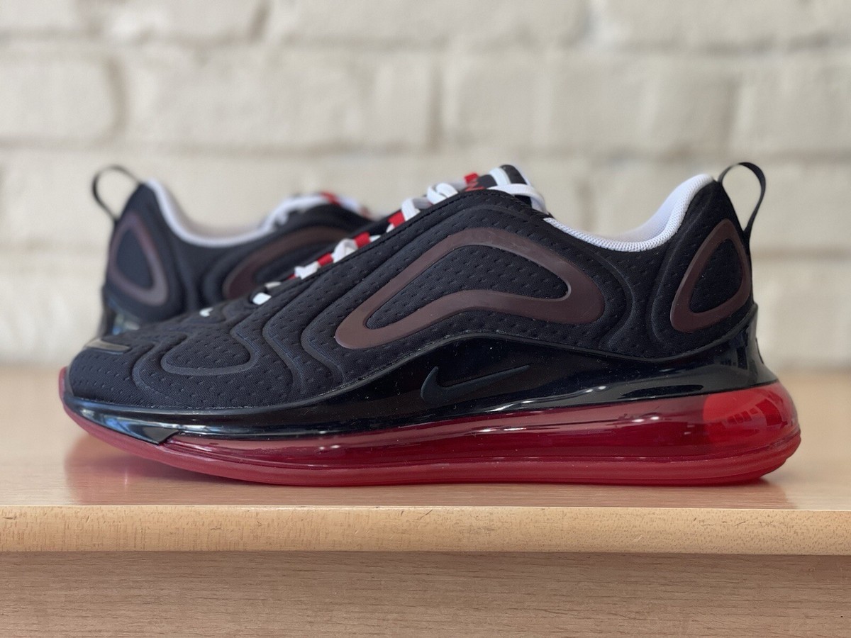 Nike Air Max 720 Sample Black Red White Bred Running Shoes CN9833