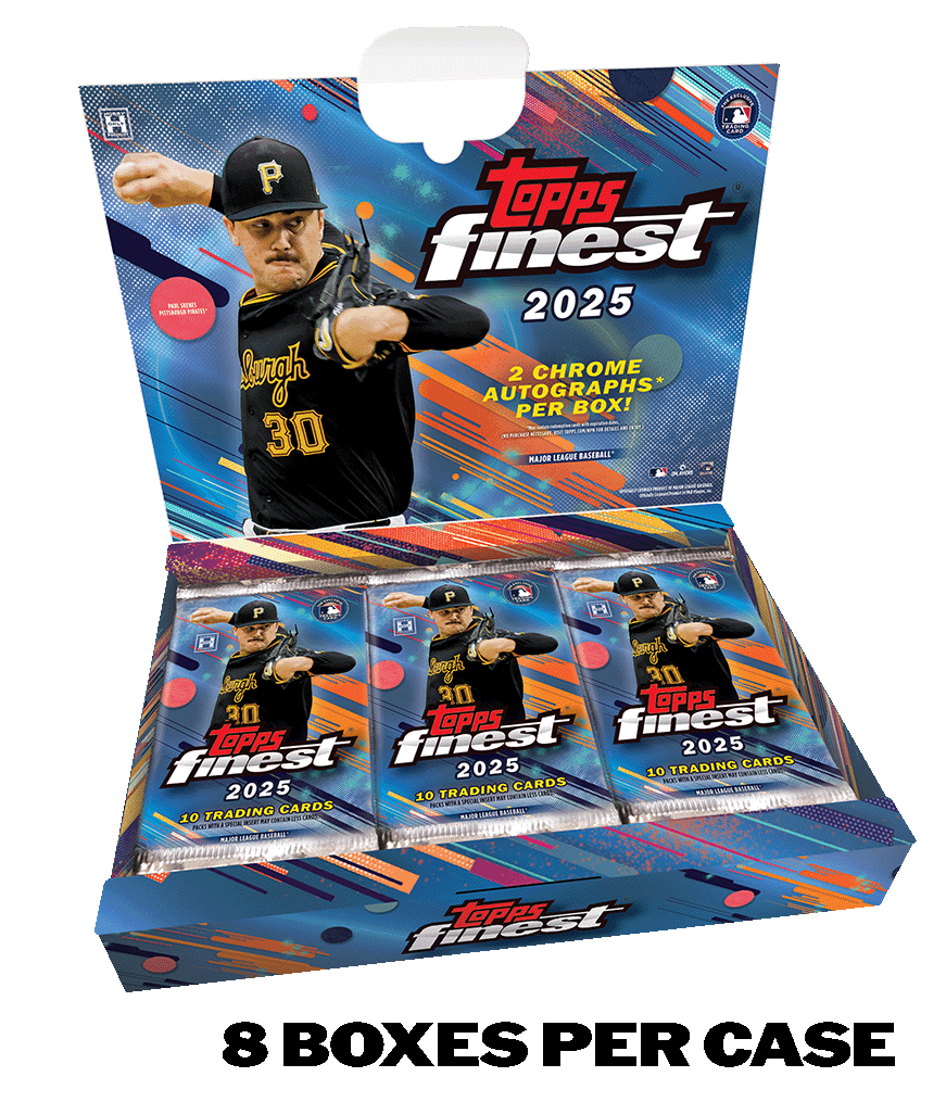 2025 TOPPS FINEST MLB Baseball 8-BOX HOBBY CASE (16 AUTOs) Brand