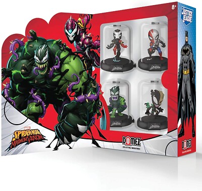 Marvel Spider-Man Maximum Venom Domez Series 1 Collectors 4-Pack