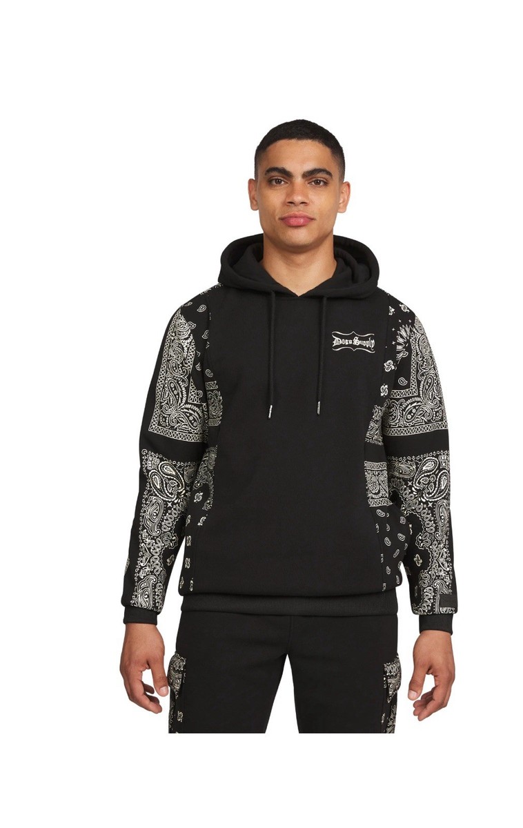 Dogg Supply by Snoop Dogg Men's Paisley Long Sleeve Pullover