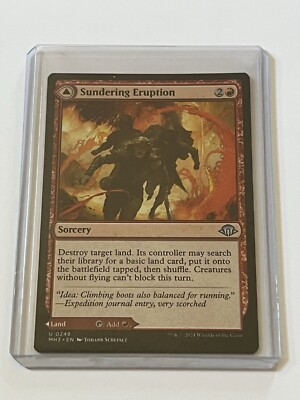 Sundering Eruption / Volcanic Fissure 248 MTG MH3 2024 Mint - 9.0