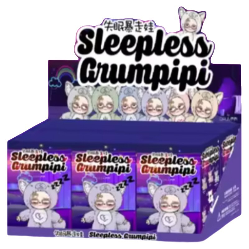 Grumpipi Sleepless Grumpipi Plush Series set of 6-No Repetition