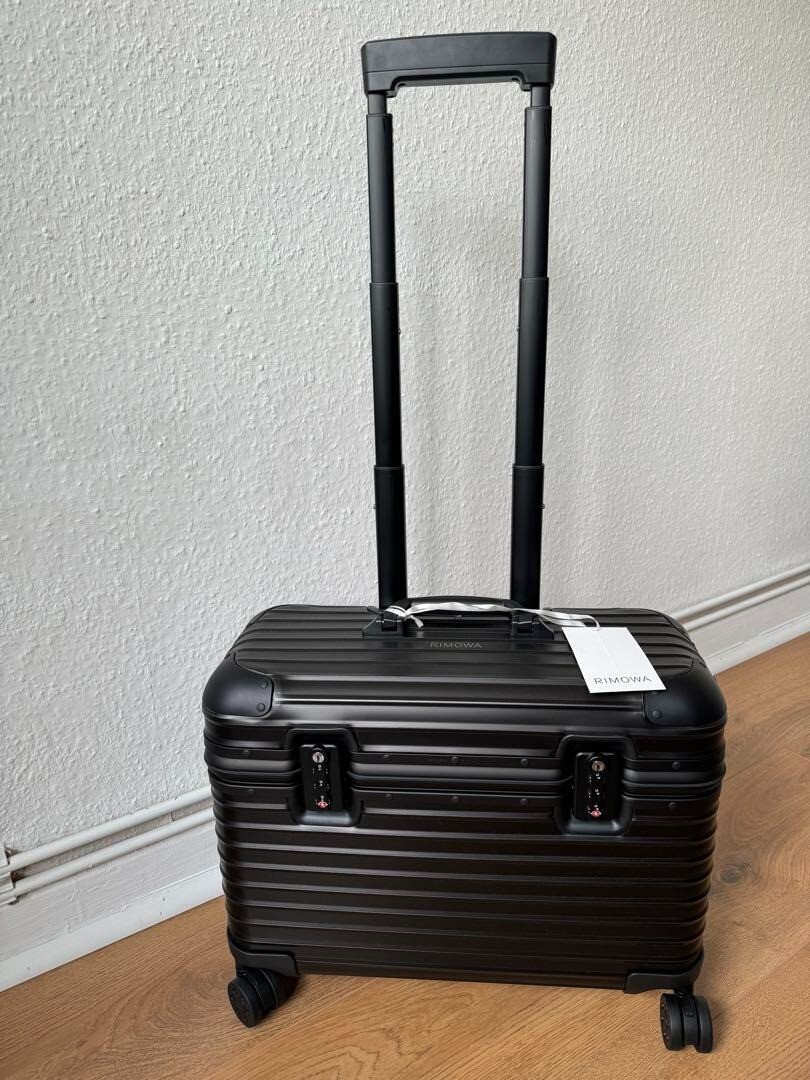 Rimowa Original Pilot 31L Black 4-wheels Carry Case Suitcase NEW
