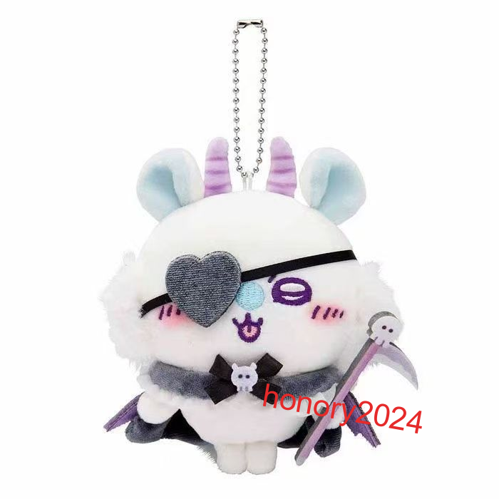 Chiikawa Angel Devil Tenshi Mascot Momonga Plush Doll Keychain New