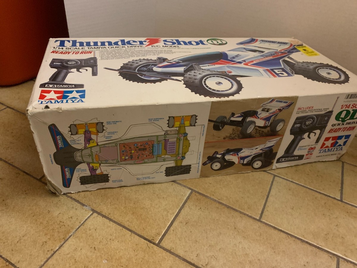 TAMIYA 1/14 RC 1988 QD Quick Drive Thunder Shot Vintage | eBay