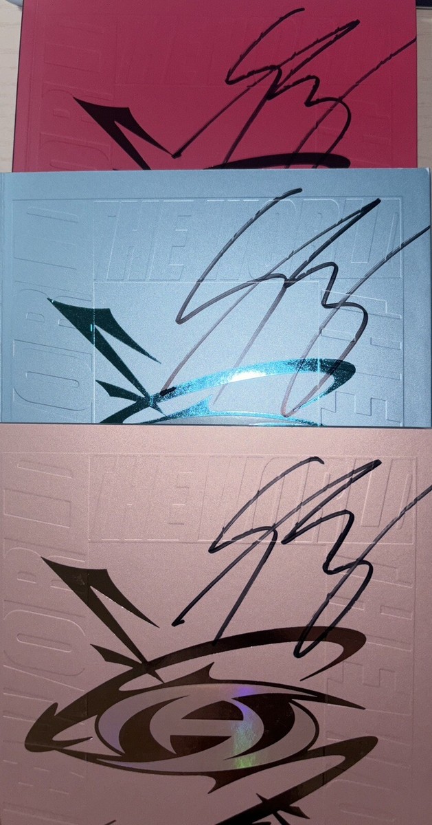 Ateez [The World Ep. Fin: Will] MINGI Autographed Signed Album 3