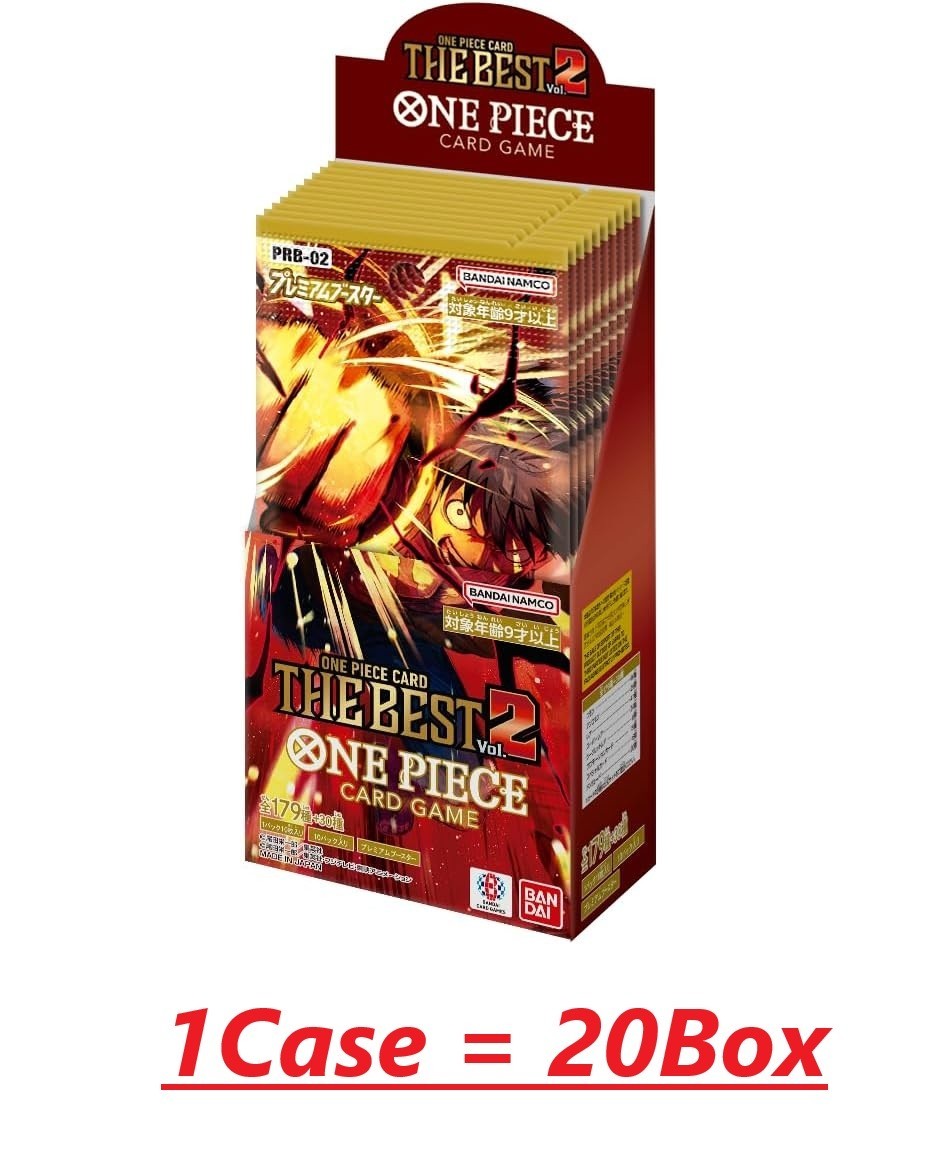 ONE PIECE Card Game Premium The Best vol.2 PRB-02 Case 20Box