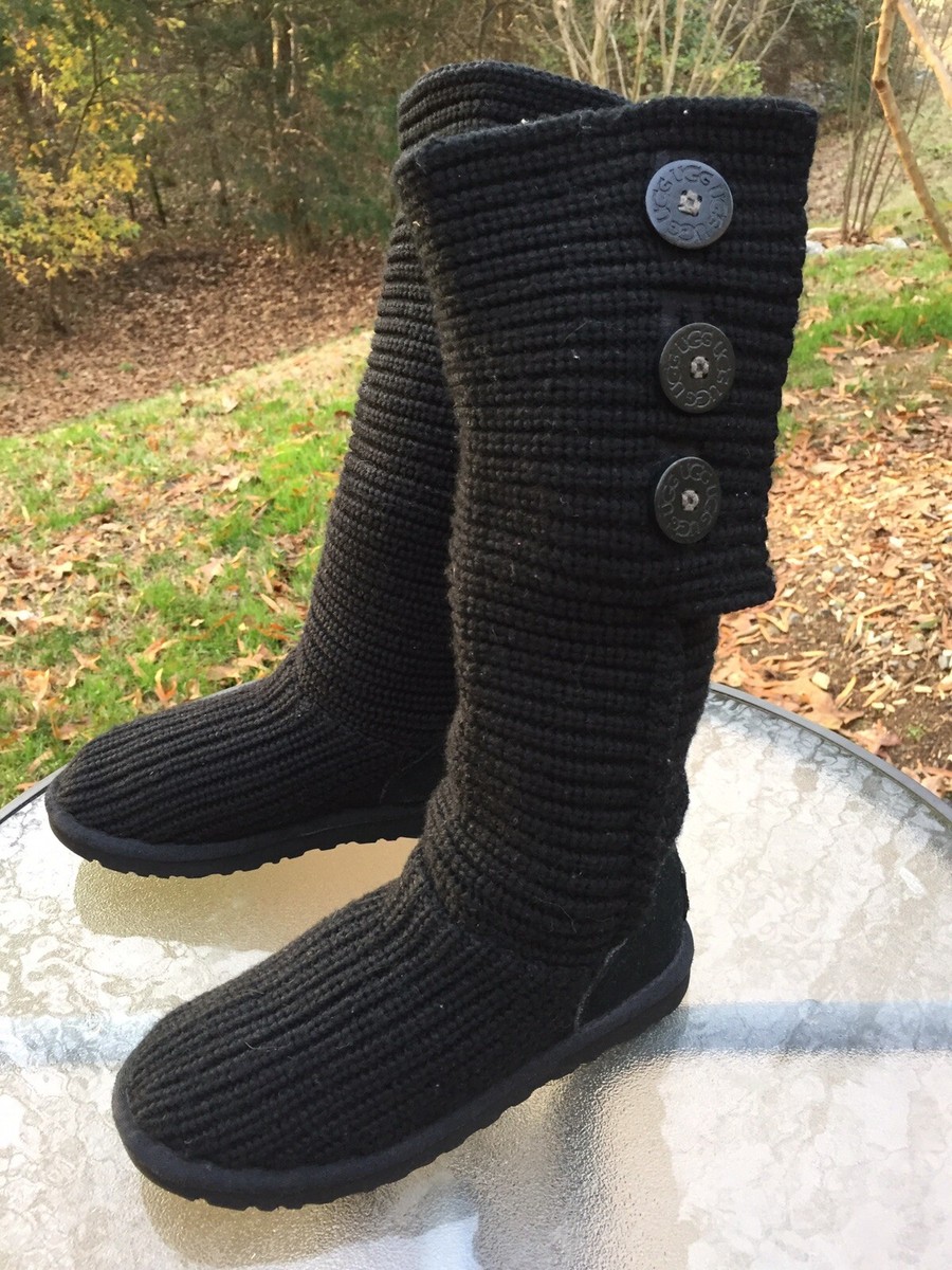 UGG Australia 5819 CARDY Women's 6 Knit Tall Sweater 3-Button