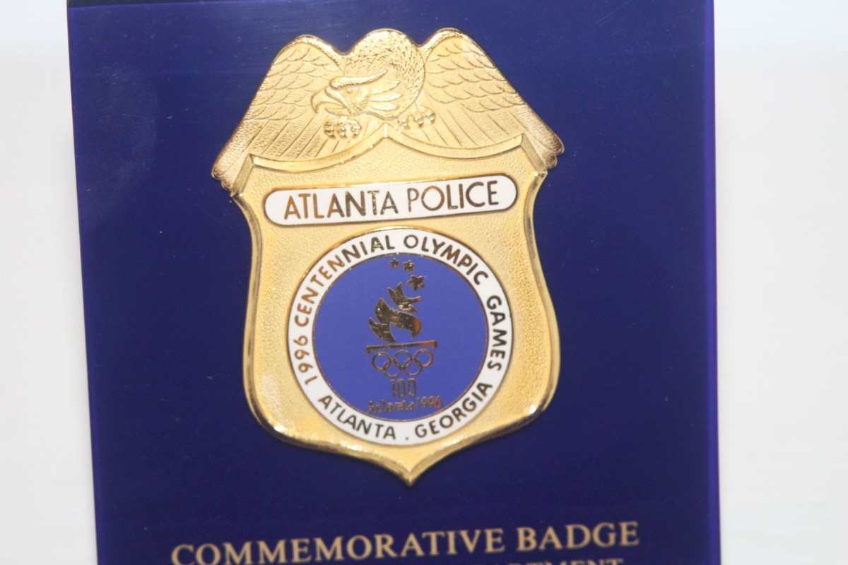 1996 Atlanta Olympics - Atlanta Georgia Police Commemorative Badge