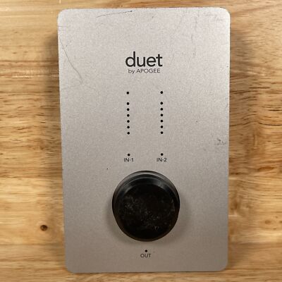 Apogee Duet Silver Portable Two-Channel 600mA Compact Firewire