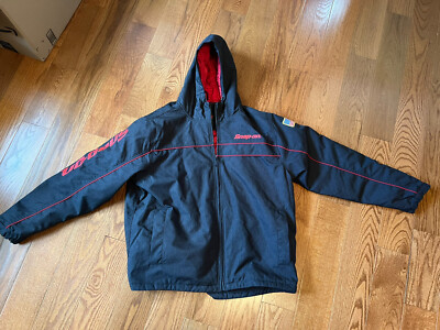 Snap-on Tools Men's 2XL Insulated Hooded Black Heavy Pacer Jacket