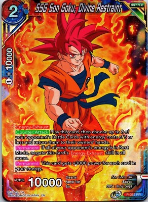 Dragon Ball Super CCG SSG Son Goko, Divine Restraint P-362 PR