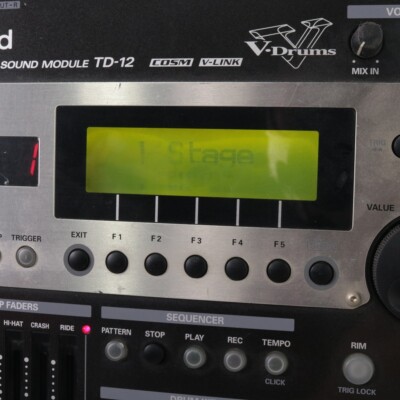 TD-12 Roland Electronic Drum sound Module There is a liquid