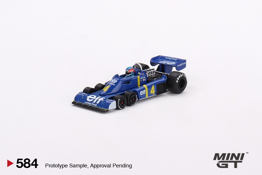 Mini GT 1:64 Tyrrell P34 #4 Patrick Depailler 1976 Swedish GP 2nd