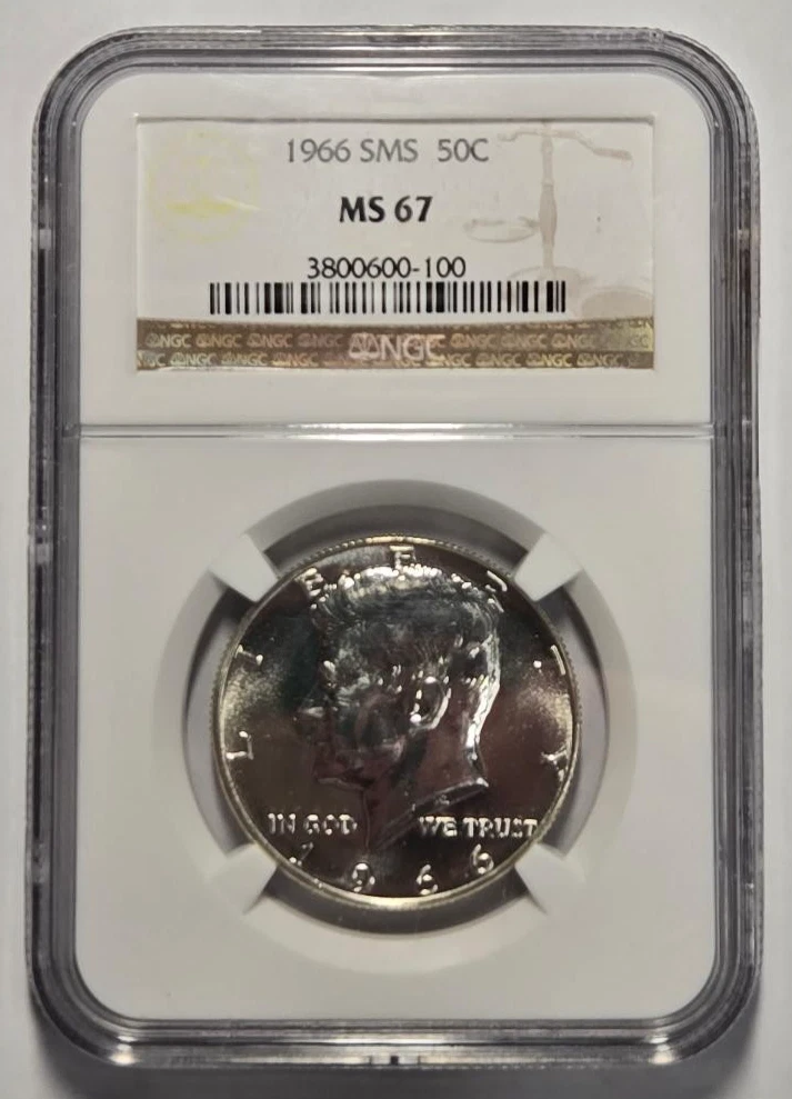 MS 67 Graded 1966 Kennedy US Half Dollars (1964-Now) for sale | eBay