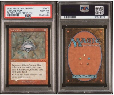 Chrome Mox Secret Lair 30th Anniverary *RETRO FOIL* PSA 10 - LOW