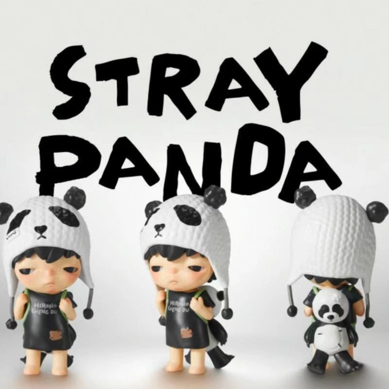 Hirono Stray Panda Series Limited Edition Figure Doll Art Toy Hot