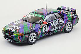 EBBRO 1/43 Nissan Skyline GT-R R32 Gr.A HKS 1993 # 87 Finished
