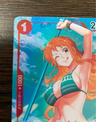 Bandai One Piece Card Game Romance Dawn Nami R OP01-016 Parallel
