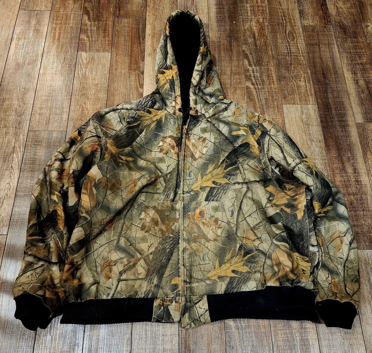 Carhartt Active Hunting Jacket Quilt Lined Mens 2XL XXL J143 CMO