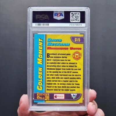 1997 Merlin's David Beckham Premier Gold Young Player of the Year