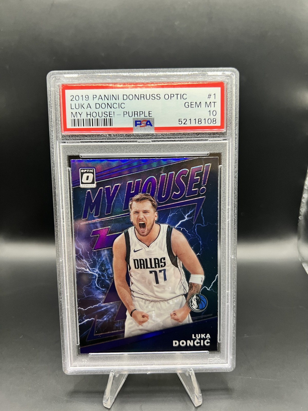 Luka Doncic 2019 Optic #1 My House! - Purple Price Guide - Sports