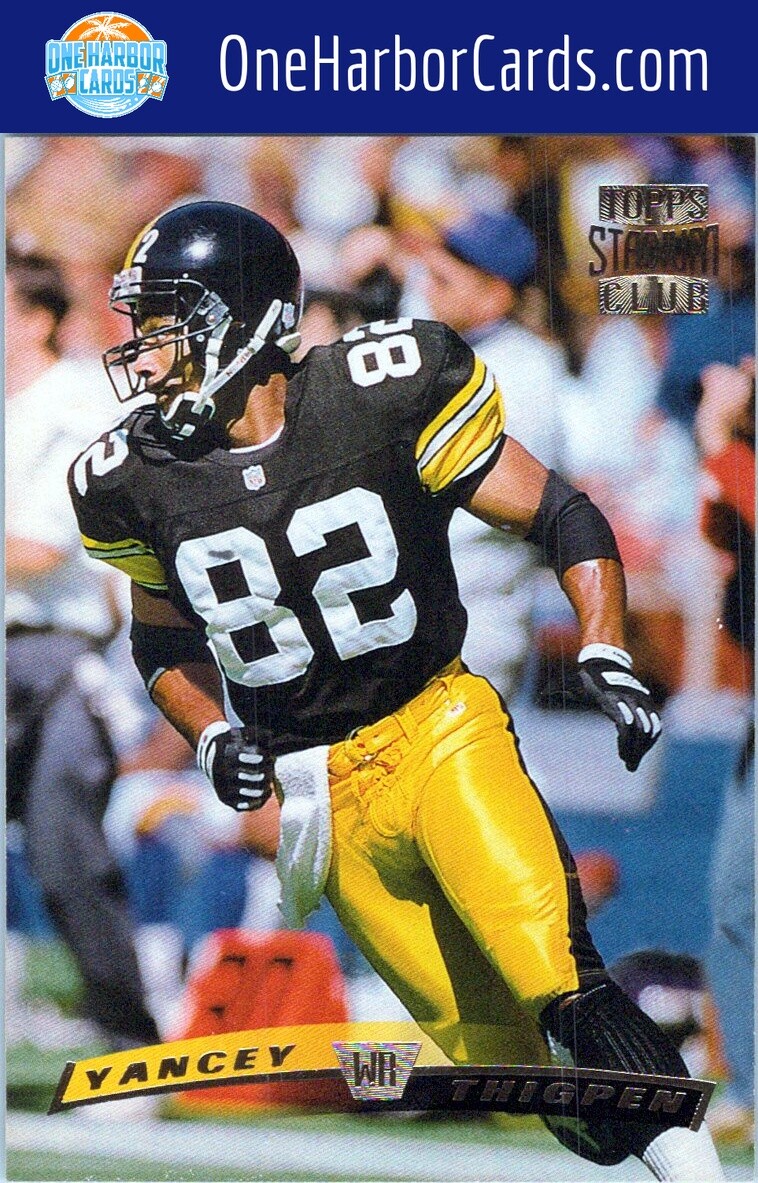 1996 Stadium Club Pittsburgh Steelers #29 Yancey Thigpen | eBay