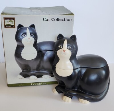 Sakura by Oneida Warren Kimble cat collection Tuxedo Cat Cookie