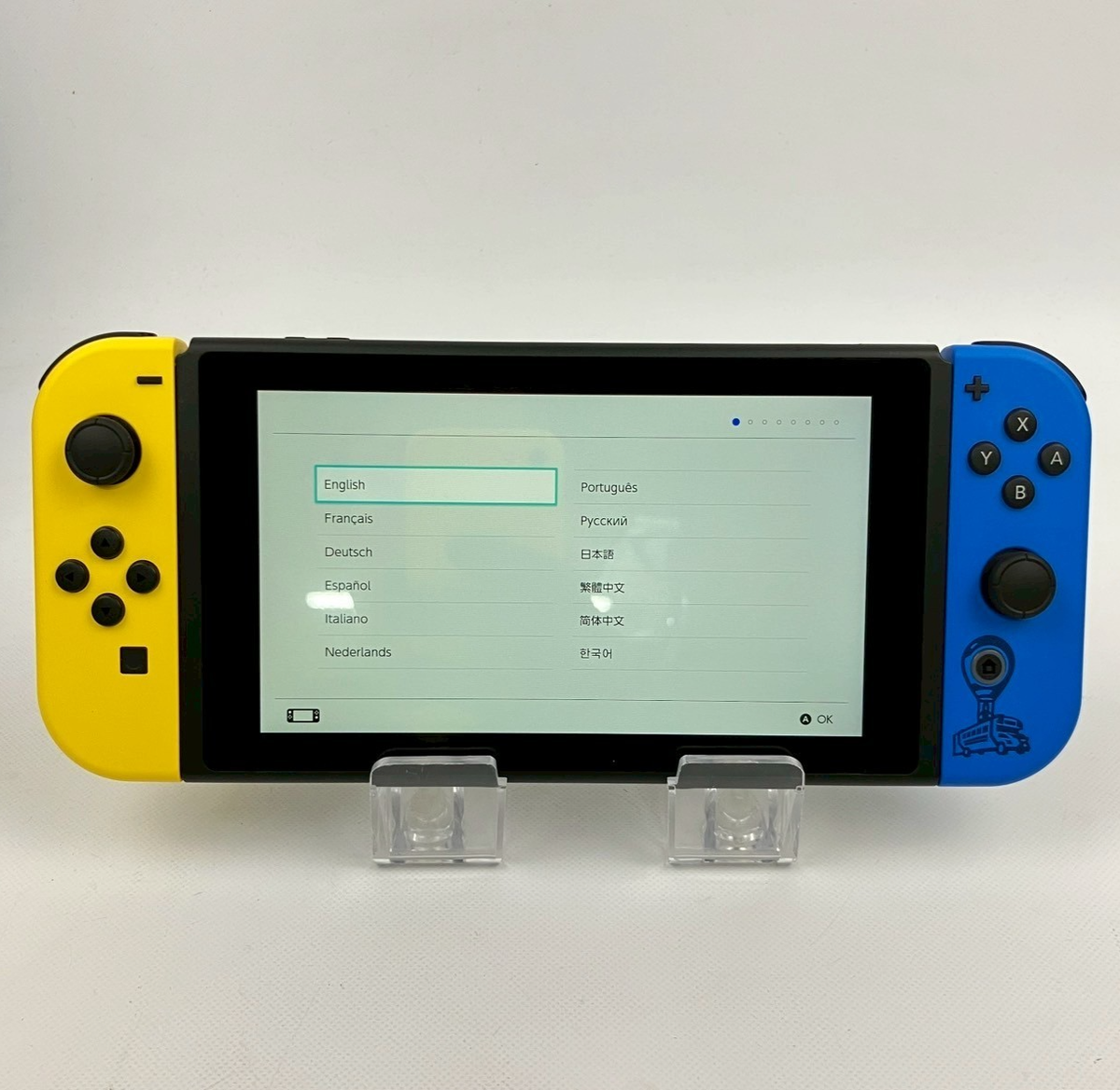 Nintendo Switch HAC-001(-01) Console Fortnite Wildcat No Code 1Day