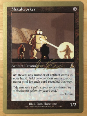 GOLD BORDER Metalworker English World Championship Decks Jon