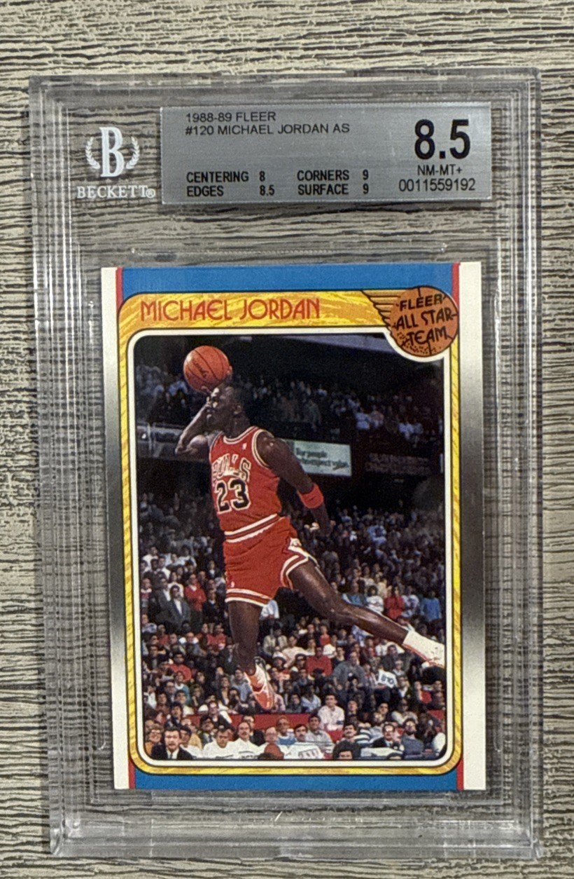 Michael Jordan 1988 Fleer #120 All-Star Price Guide - Sports Card