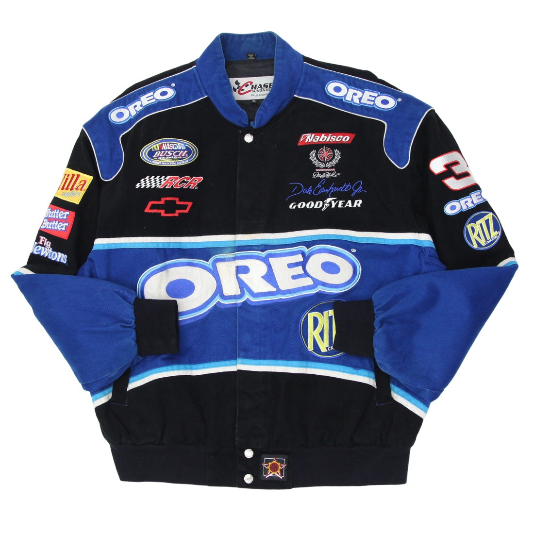 Vintage Chase Authentics Dale Earnhardt Jr Oreo Racing Jacket | eBay