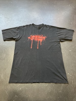 Vintage Faded Y2K Xero Signal Heavy Metal Band Bay City MI Tee