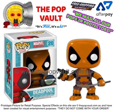 FUNKO POP VINYL MARVEL STUDIOS DEADPOOL #20 ORANGE DEADPOOL BNIB +