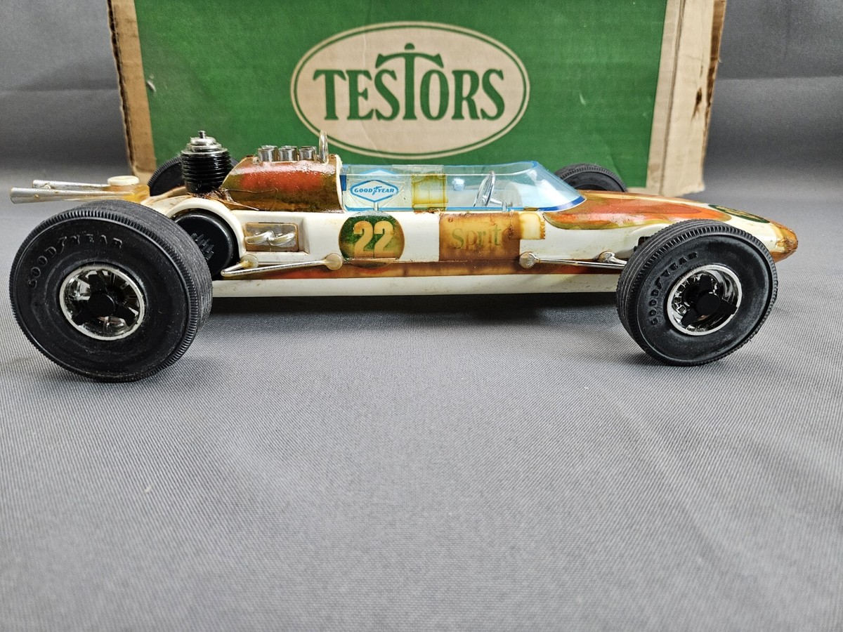 Testors One Sprite Special Race Car Gas Powered Tether Car 1970s W