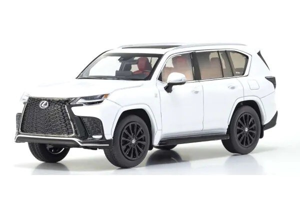 1/43 Lexus LX600 F Sport LHD White Nova Diecast Model Car by