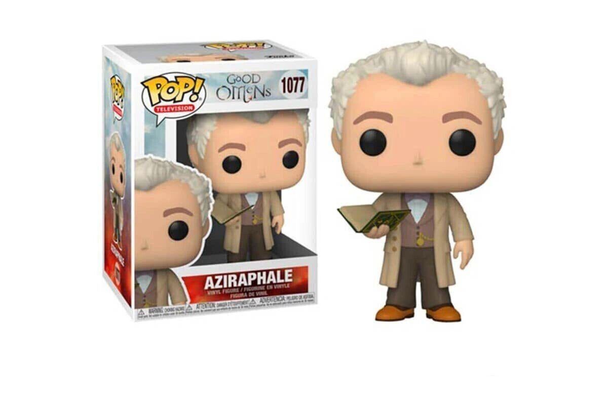 Funko POP Television Good Omens Aziraphale #1077 NEW IN BOX + Pop