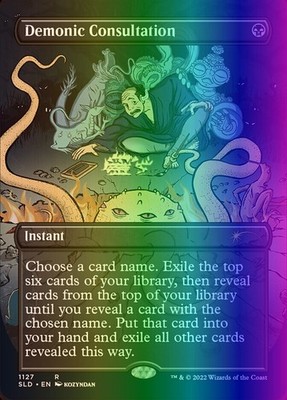 MTG Demonic Consultation (1127/3004) Secret Lair Drop Series NM