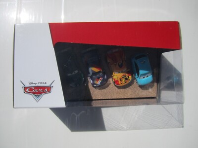 DISNEY CARS RACE DAY FAN 4 CAR GIFT PACK TARGET EXLUSIVE 2013 NEW