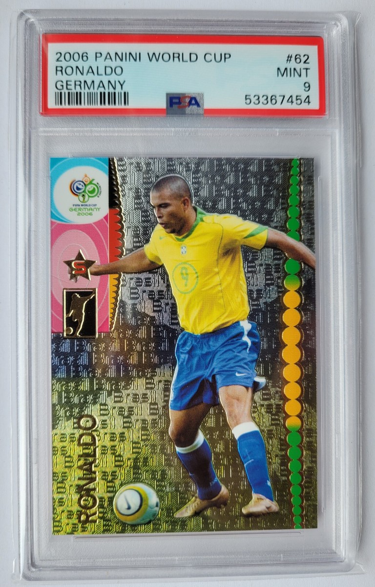 PANINI Soccer Card RONALDO R9 BRASIL # 62 World Cup Germany 2006