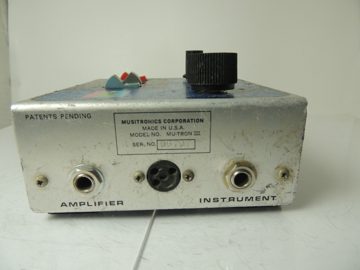 Vintage Mu-Tron III Envelope Filter Auto Wah Effects Pedal