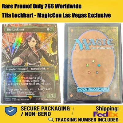 MTG Tifa Lockhart MagicCon Promo Foil P-0002 | Only 266 Made