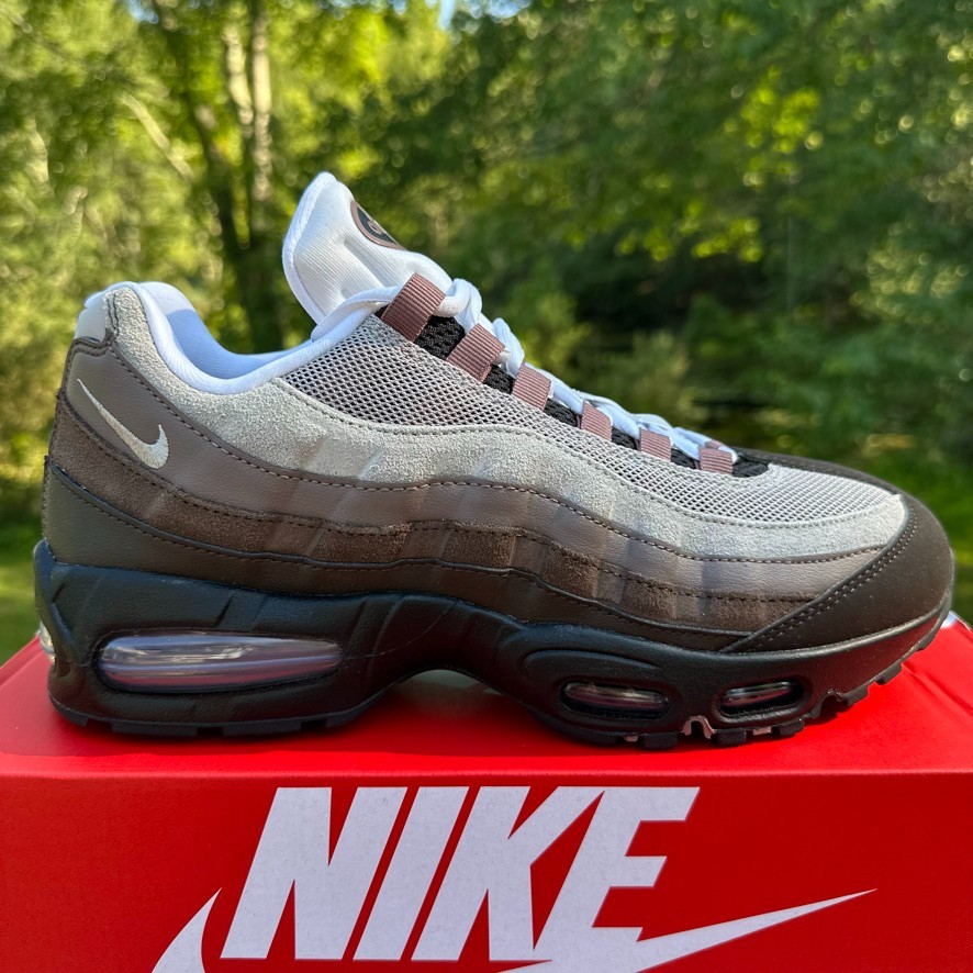 Size 11.5 W/ 10 M- Nike Air Max 95 OG Velvet Brown Grey IB6396-200