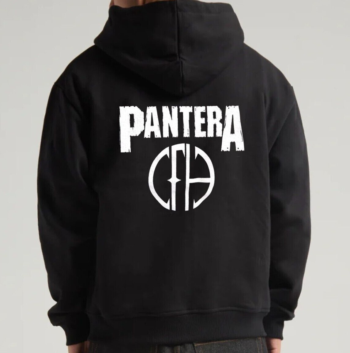 Pantera Heavy Metal Band Men's Black Zip Hoodie (Multiple
